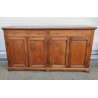 GRANDE ANTICA CREDENZA legno noce EPOCA 1800 madia 4 ANTE 2 CASSETTI SIDEBOARD