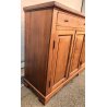 GRANDE ANTICA CREDENZA legno noce EPOCA 1800 madia 4 ANTE 2 CASSETTI SIDEBOARD