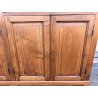 GRANDE ANTICA CREDENZA legno noce EPOCA 1800 madia 4 ANTE 2 CASSETTI SIDEBOARD