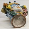 GRANDE VASO Testa Moro DONNA CERAMICA Caltagirone DIPINTO G. Romano SICILIA h 34