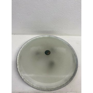 LAMPADARIO PLAFONIERA FONTANA ARTE DESIGN PIETRO CHIESA 45 CM CROMATO ANNI 40
