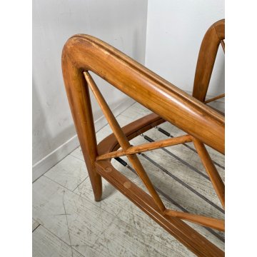 COPPIA POLTRONA PAOLO BUFFA ANNI 40 LEGNO DESIGN VINTAGE ARMCHAIR