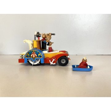 GIOCATTOLO MACCHININA BRACCIO di FERRO Popeye PADDLE-WAGON CORGI Comics '67 OLD