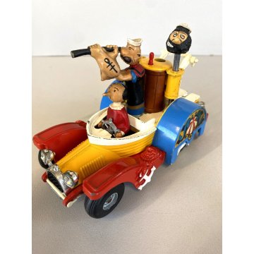 GIOCATTOLO MACCHININA BRACCIO di FERRO Popeye PADDLE-WAGON CORGI Comics '67 OLD