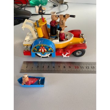 GIOCATTOLO MACCHININA BRACCIO di FERRO Popeye PADDLE-WAGON CORGI Comics '67 OLD