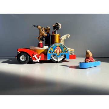 GIOCATTOLO MACCHININA BRACCIO di FERRO Popeye PADDLE-WAGON CORGI Comics '67 OLD