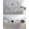 VINTAGE SET MENAGE CONDIMENTO TAVOLA CRISTALLO METALLO SILVERPLATED PUNZONE '40