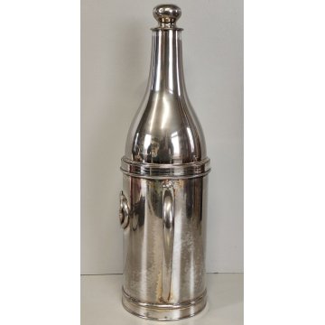 COPRIBOTTIGLIA ARGENTATO Gucci ANNI 90 VINTAGE SILVER BOTTLE COVER bottiglia 750