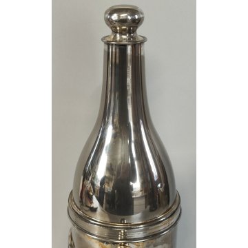 COPRIBOTTIGLIA ARGENTATO Gucci ANNI 90 VINTAGE SILVER BOTTLE COVER bottiglia 750