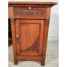 ANTICO SCRITTOIO Liberty EPOCA 1900 SCRIVANIA da CENTRO legno ROVERE PELLE desk