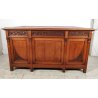ANTICO SCRITTOIO Liberty EPOCA 1900 SCRIVANIA da CENTRO legno ROVERE PELLE desk