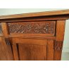 ANTICO SCRITTOIO Liberty EPOCA 1900 SCRIVANIA da CENTRO legno ROVERE PELLE desk