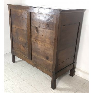 ANTICO COMÒ LEGNO NOCE 4 CASSETTI 1800 MOBILE EPOCA LUCIDATO CASSETTONE OLD CASA