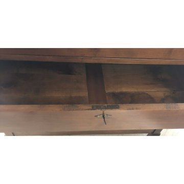 ANTICO COMÒ LEGNO NOCE 4 CASSETTI 1800 MOBILE EPOCA LUCIDATO CASSETTONE OLD CASA