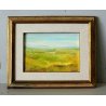 QUADRO DIPINTO OLIO TELA Franco Giorgi LONTANO ORIZZONTE PAESAGGIO LUCCA 1976