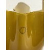 VASO VINTAGE FAZZOLETTO DESIGN Venini VETRO MURANO OPALINO AMBRA 23 cm/h '80