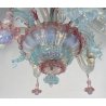 PICCOLO LAMPADARIO VETRO MURANO CLASSICO ANNI 50/60 VINTAGE CHANDELIER GLASS