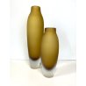 COPPIA VASO VETRO SATINATO Villeroy&Boch COLOR AMBRA VINTAGE 23,5/34,5 cm/h