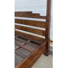ANTICO LETTO A BALDACCHINO 1700 LEGNO QUERCIA O NOCE ORIGINALE ANTIQUARIATO OLD