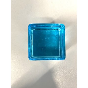 CUBO VETRO MURANO DESIGN Giusto Toso GOGO GOGI 6x6cm FERMACARTE PRESSEPAPIER '60