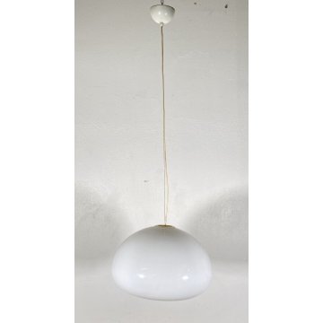 LAMPADARIO SOSPENSIONE Achille Castiglioni Black And White FLOS VETRO LAMP 1965