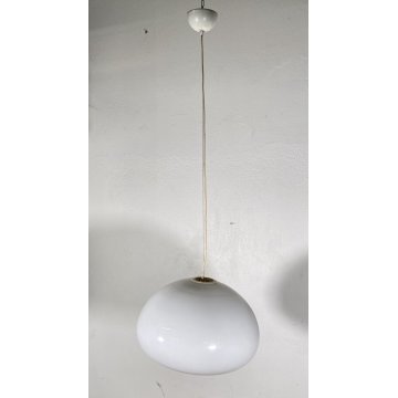 LAMPADARIO SOSPENSIONE Achille Castiglioni Black And White FLOS VETRO LAMP 1965