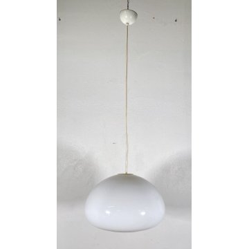 LAMPADARIO SOSPENSIONE Achille Castiglioni Black And White FLOS VETRO LAMP 1965