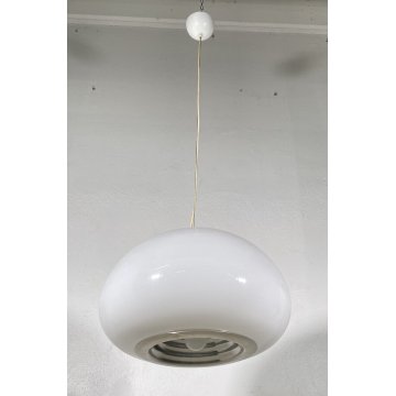 LAMPADARIO SOSPENSIONE Achille Castiglioni Black And White FLOS VETRO LAMP 1965