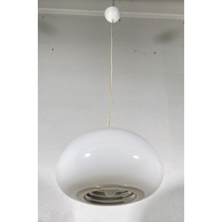 LAMPADARIO SOSPENSIONE Achille Castiglioni Black And White FLOS VETRO LAMP 1965