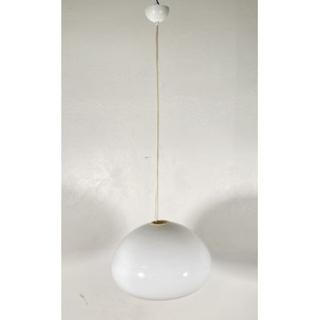 LAMPADARIO SOSPENSIONE Achille Castiglioni Black And White FLOS VETRO LAMP 1965