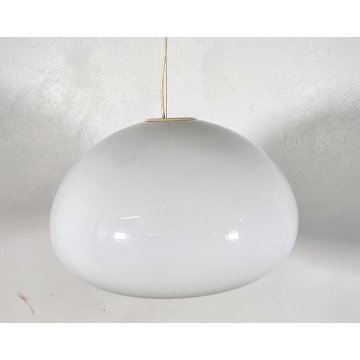 LAMPADARIO SOSPENSIONE Achille Castiglioni Black And White FLOS VETRO LAMP 1965