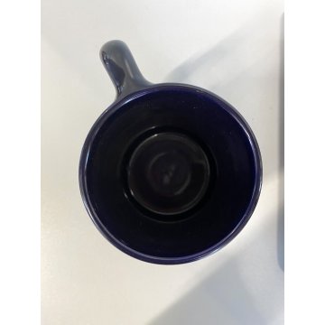 TAZZA PIATTINO CERAMICA Gabbianelli DESIGN ATTR. Liisi Beckmann MUG BLU COBALTO