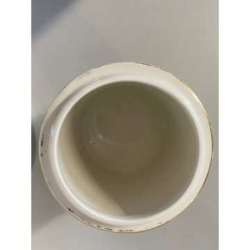 VASO CERAMICA con COPERCHIO CONTENITORE TABACCO DESIGN Galbiati Milano '60/'70