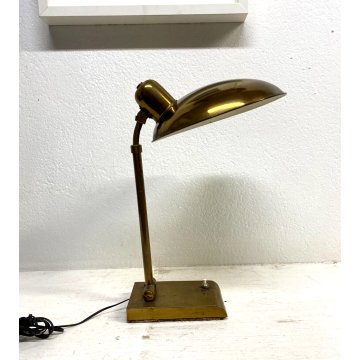 LAMPADA DA TAVOLO SCRIVANIA OTTONE ORIENTABLE TABLE LAMP MIDCENTURY DESIGN '50s