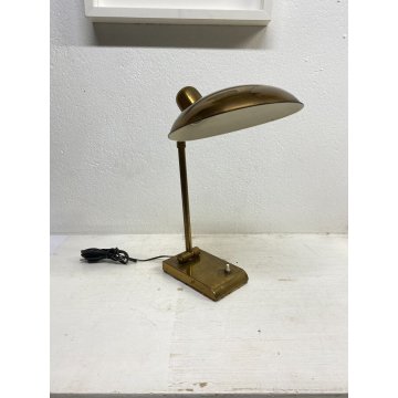 LAMPADA DA TAVOLO SCRIVANIA OTTONE ORIENTABLE TABLE LAMP MIDCENTURY DESIGN '50s