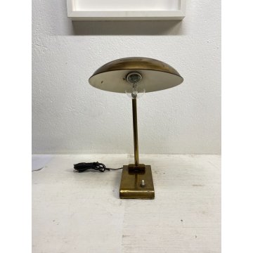 LAMPADA DA TAVOLO SCRIVANIA OTTONE ORIENTABLE TABLE LAMP MIDCENTURY DESIGN '50s