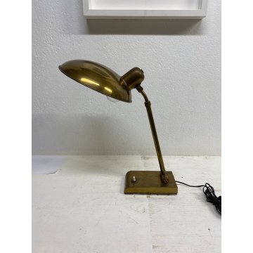 LAMPADA DA TAVOLO SCRIVANIA OTTONE ORIENTABLE TABLE LAMP MIDCENTURY DESIGN '50s