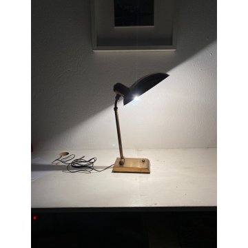 LAMPADA DA TAVOLO SCRIVANIA OTTONE ORIENTABLE TABLE LAMP MIDCENTURY DESIGN '50s