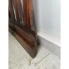 ANTICA BALAUSTRA APRIBILE CHIESA 1800 LEGNO LARICE CANCELLO RINGHIERA ALTARE