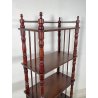 ANTICA ETAGERE LEGNO FAGGIO 4 MENSOLE EPOCA 1800 STILE LUIGI FILIPPO ESPOSIZIONE