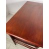 SCRIVANIA ANNI 60 VINTAGE DANESE LEGNO PALISSANDRO DESIGN 3 CASSETTI LIBRERIA