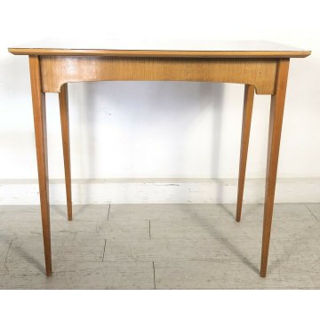 BANCO SCRIVANIA TAVOLO SEDIA LEGNO DESIGN ANNI 60 VINTAGE SCUOLA SCRITTOIO 