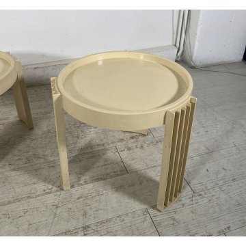 SET 4 TAVOLINI IMPILABILI Gianfranco Frattini MOD. Marema ANNI 60 ABS CASSINA