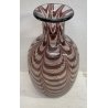 GRANDE VASO VETRO SOFFIATO MURANO ARCHIMEDE SEGUSO ONDE VIOLA VASE DESIGN GLASS
