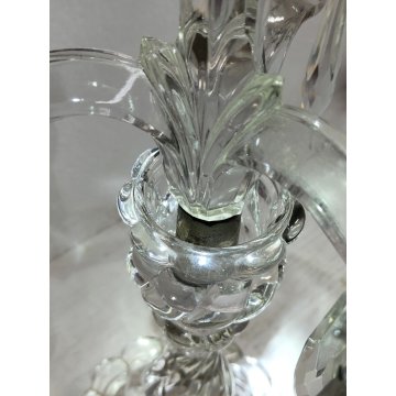 GRANDE CANDELABRO CRISTALLO Baccarat VINTAGE 3 porta candela CANDLESTICK France