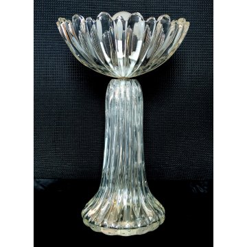 LAMPADA TAVOLO Barovier & Toso VETRO BOLLE anni 50 Murano ITALIA Abat jour GLASS