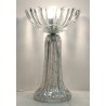 LAMPADA TAVOLO Barovier & Toso VETRO BOLLE anni 50 Murano ITALIA Abat jour GLASS