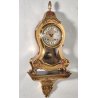 BOULLE ORO Zenith Le Locle OROLOGIO PENDOLO a MENSOLA anni 70 SUONERIA dipinto