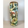 VASO VINTAGE CILINDRO CERAMICA Forlani Laveno DECORO PAESAGGIO ARCHITETTURE '50