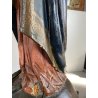 ANTICA SCULTURA LEGNO Maria Immacolata MADONNA SERPENTE GLOBO LUNA 73 cm/h XVIII